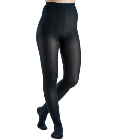 Buy SIGVARIS Women's Soft Opaque 840 Closed Toe Pantyhose 20-30mmHg - Large Short - Midnight Blue | International Shipping Available - Buy Online on GoSupps.com