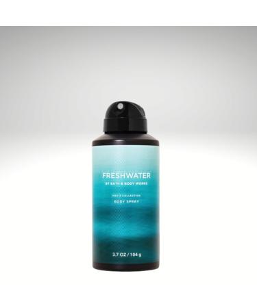 Bath & Body Freshwater for Men deodorizing Body Spray 3.7 Ounce (Packaging Style May Vary)