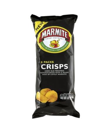 Crisps Marmite Pack of 6 x 6 x 25 g