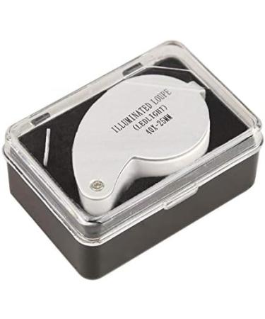 Magnifying Portable 40x 6-Shaped 25mm Lens Waterproof Jewelry Magnifier Illuminated Loupe with Two LED for Jewelry Store Made in China - Buy Online on GoSupps.com