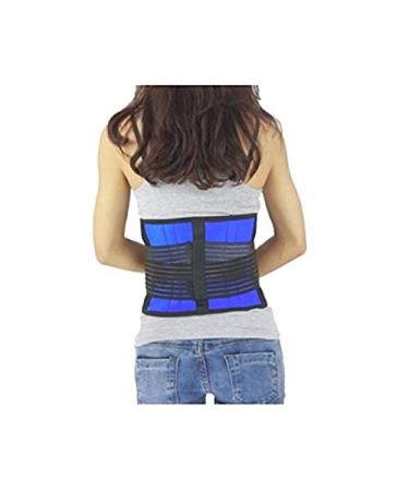 KL Happiness Deluxe Neoprene Double Pull Lumbar Lower Back Support Brace Exercise Belt - 5XL (50-63) | Pack of 1 - Buy Online on GoSupps.com