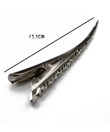4 Pack Strong Alligator Metal Hair Clips - Large Duckbill Clips for Women & Girls - Buy Online on GoSupps.com