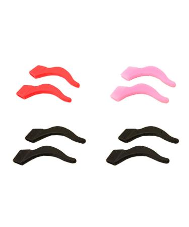 Babesa glasses pads anti-slip-nose pads silicone nasal cushions 4 pairs of silicone and glasses-anti-slip-ear pads non-slip ears for glasses T2