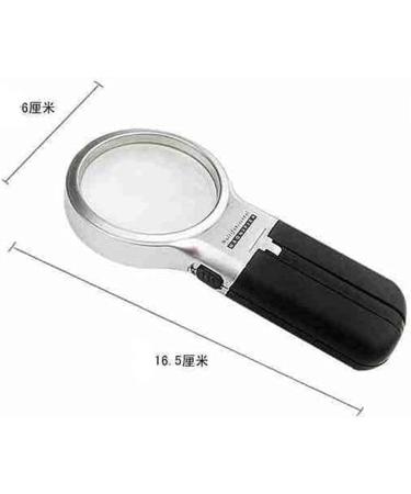 Magnifier HD Pluggable Serviceable Desktop Reading Folding LED Light Handheld Magnifier 10X Magnifiers Reading - Buy Online on GoSupps.com