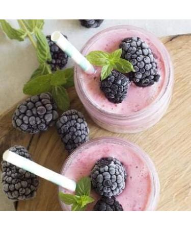  Kamelur 500g of freeze-dried organic wild blackberries - crisp and fruity organic dried blackberries with no additives - in biodegradable packaging - Buy Online on GoSupps.com