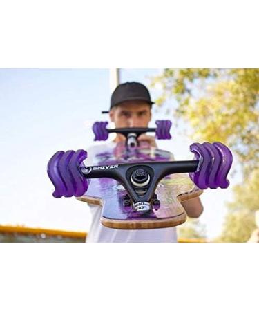 Shark Wheel 72mm 78a Longboard Cruising Wheels DNA Formula - Purple (Set of 4) - Buy Online on GoSupps.com