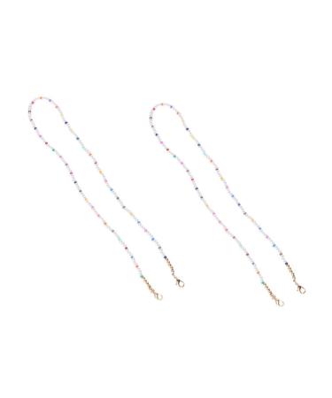 Magiclulu 2st mask glasses hanging chain anti-slip-ear bracket holder for mouth protection buckles or