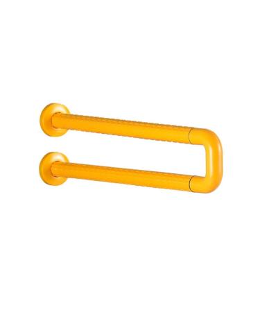 Grab Rails for Bathroom Handrails Grab Bar U Type Grab Rails Abs Shell Standing Toilet Frame Wall Mounted Elderly/Disabled Handrails Aid Hol