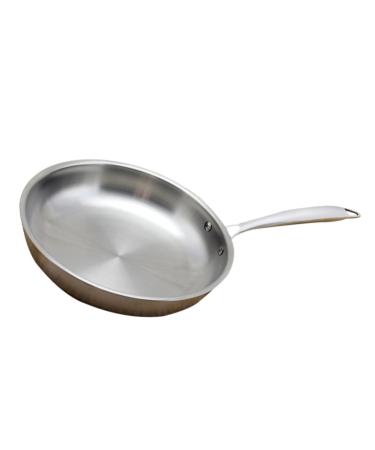 ABOOFAN 1 Pc Stainless Steel Non Stick Pan Omelet Fry Pan Egg Frying Pans Stainless Steel Cookware Stainless Steel Cooking Pan Induction Cooker 304 Stainless Steel Kitchen Pot