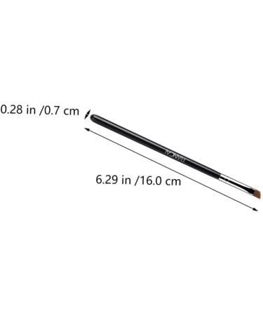 Angoily Oblique Eyeliner Brush 10 Pcs Makeup Brush Eyebrow Brush Girls Eyeliner Brush Practical Eyeliner Brush Make up 16x0.7cmx2pcs Blackx2pcs - Buy Online on GoSupps.com