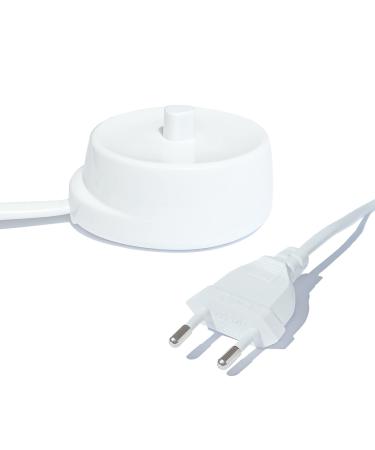 Toothbrush Charger for Oral-b Braun Electric ToothbrushInductive Replacement Charger Power Cord Fits Braun Oral-B Modle 3757 Portable Travel ABS Charging Base 110v-240v (EU Plug) - Buy Online on GoSupps.com
