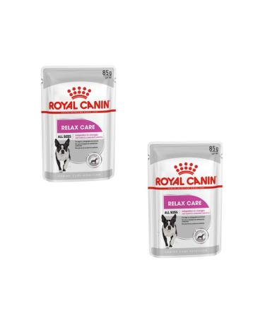 Royal Canin Relax Care Mousse | Double Pack | 2 x 12 x 85 g | Whole Food For Adult Dogs | For Dogs from 10 Months of Age Who Live in A Restless Environment