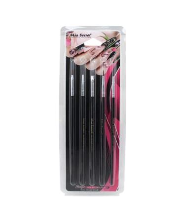 Mia Secret Professional Nail System 5pcs Nail Art Brush Set - NB-5P | High-Quality Brushes for Nail Art Designs - Buy Online on GoSupps.com
