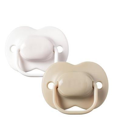 Tommee Tippee Cherry Latex Pacifiers 0-6 Months Pack of 2 Pacifiers with 100% Natural Latex Bag