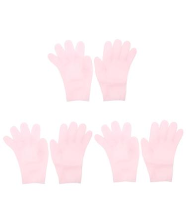 DOITOOL 3 Pairs Moisturizing Gloves Hand Lotion Gloves Black Cotton Gloves Women Grade Gloves Hands Beauty Softening Gloves Cream Gloves Miss Sun Protection Sebs White Gloves