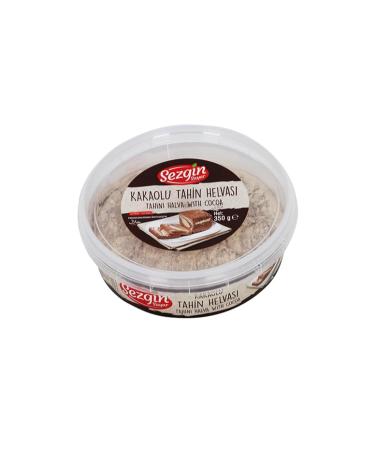 Premium Sesame Oil Halva with cocoa 350G -vegan -friendly - of course processed - ideal for breakfast and as a snack - energy source (cocoa) tahin_helvasi_kakao -350GR