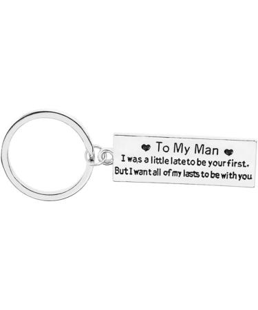 Besportble 2-Part Couples Keychain Set | Perfect Valentine s Day Gift | Unique Keychain Gifts for Couples | Silver Keychains for Him & Her - Buy Online on GoSupps.com