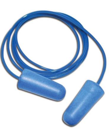 MAGID IHP532C E2 Disposable Metal-Detectable Foam Corded Earplugs OSFA Blue One Size Fits All (Pack of 200)