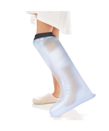 Akozon Keep Leg Cast Dry Waterproof leg covering for shower cast protection shower protection reusable shower association for adults and wound protection for leg knee foot ankle wound - Buy Online on GoSupps.com