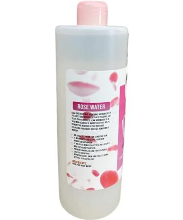 500ml Pure Natural Rose Water for Facial Hydration and Smoothing - Buy Online on GoSupps.com