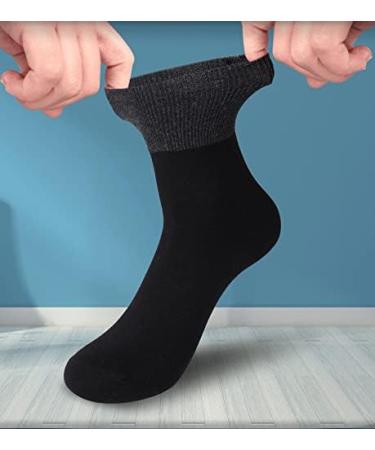 BIHIKI Men's Diabetic Socks - 12 Pairs, Loose & Non-Binding - Buy Online on GoSupps.com