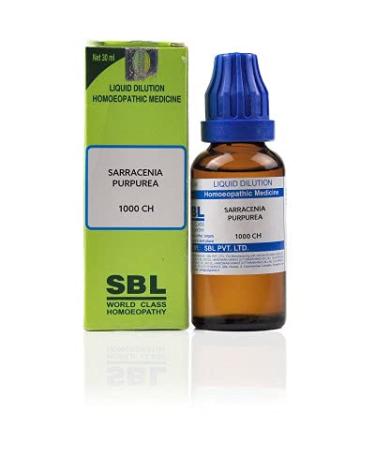 SBL Sarracenia Purpurea 1M (1000 CH) (30ml) for Itching eruptions on Skin Hunger Uterine Swelling cystsFree UJALA Best Eye Drops
