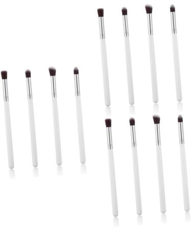 Baluue 12 Pcs Eye Make-up Brush Kit Eye Kits Pencil Brush Blush Brush Beauty Makeup Tool Makeup White - Buy Online on GoSupps.com