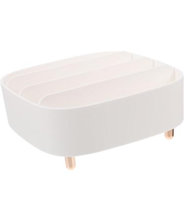Housoutil 4pcs Box Makeup Storage Box Eyeshadow Cosmetics Organizer Countertop Organizer Split Type Bracket 20.6X20X8.6CMx4pcs Whitex4pcs - Buy Online on GoSupps.com