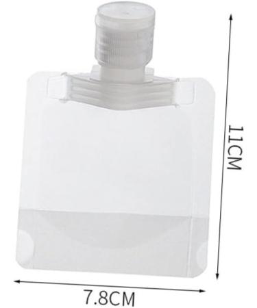 Travel Bag Set for Liquids & Cosmetics - Wofashpuret Clamshell Refillable Shampoo & Lotion Trial Bags - Perfect for International Shipping - Buy Online on GoSupps.com