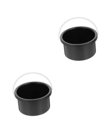 Beaupretty 2 STK WOOLE WOOR SCHAME FLACK LOOD TO HAIR RENATION TOGE FROM WACING WABLE TAGE CONTER HAIR RECEMENT POLL PACK Aluminum Set Sell Blackx2St 12.4x6.5x6.5cmx2PCs