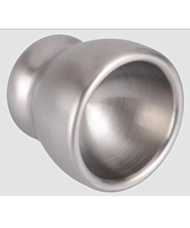 SHAOHUASC Brushed Stainless Steel Mortar and Pestle Pill Crusher Spice Grinder Herb Bowl Pesto Powder Grinder Compatible with Crushing Grinding with Anti Slip Base - Buy Online on GoSupps.com