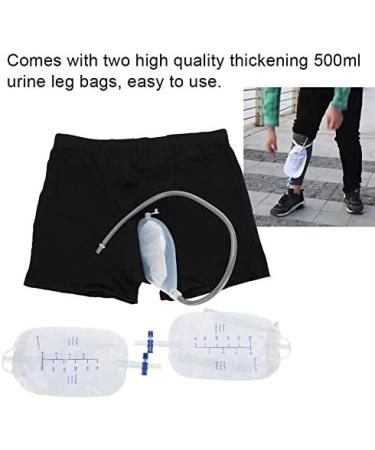 Portable Pee Bag & Urine Leg Bags - 500ml Collection Urinal for Men | Durable & Ventilated Design - Buy Online on GoSupps.com