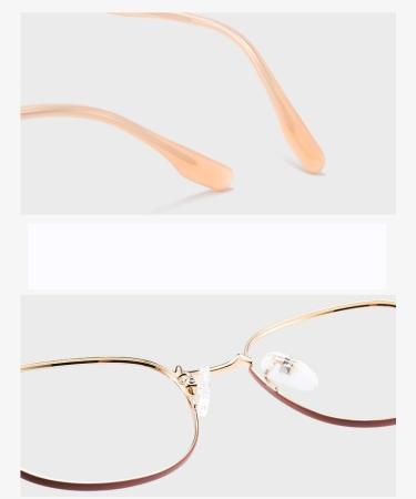 Buy Qinzhenz Oversized Reading Glasses | Anti-Blue Light Fatigue Relief Classic Flat Design | Pink +100 - International Shipping Available - Buy Online on GoSupps.com