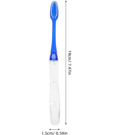 Buy Minkissy Foldable Toothbrushes - 10 Portable Manual Toothbrushes with Soft Bristles | Reusable Travel Toothbrush for Men & Women - Buy Online on GoSupps.com