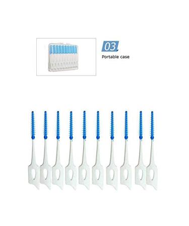 Interdental Brush Cleaners - 40 Count Toothpick Flossing Tool for Oral Hygiene - Buy Online on GoSupps.com