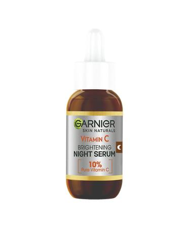 Garnier Anti Dark Spot Night Serum - 10% Vitamin C & Hyaluronic Acid Vegan & Cruelty-Free 30 ml for All Skin Types - Buy Online on GoSupps.com