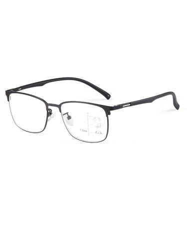 Riccie Intelligent varifocals reading glasses men with anti-blue effect HD aspherical resin glass enlargement glasses Diopter +1.0 to +3.0.01 +1.5 +1.5 01