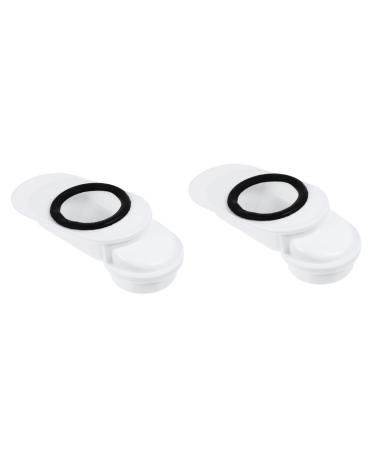Veemoon 2pcs Toilet Shifter Toilet Accessories Flange Water Outlet Shifter Toilet Drain Pipe Fittings Shifter for Drainage Systems Commode Toilet Bowl White Adjust Drain Fittings Plastic 20.7X12.5CMx2pcs Whitex2pcs