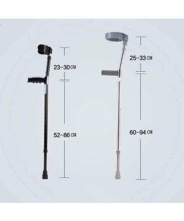 PSMPENG LRVTREC Forearm Crutches Adjustable Healthcare Forearm Crutches Adjustable Single Walking Stick with Non Slip Tip & Durable Thicken 1. 2mm Metal Frame Adults Crutch Gray Lightweight Arm - Buy Online on GoSupps.com