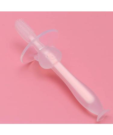 Buy Tahnbrush - Soft Silicone Toddler & Baby Toothbrush Set (8 Piece) | Tooth Training for Newborns - Pink - Buy Online on GoSupps.com