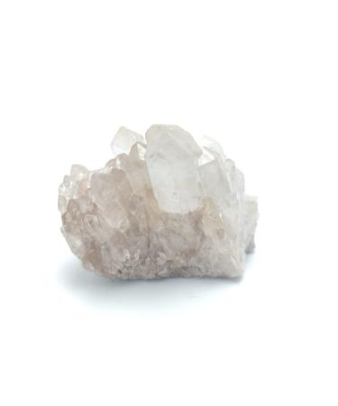 Natural Crystal Rough Stones White Crystal Quartz Crystal Cluster Ornaments White Quartz Cluster Crystal Specimen Can be Used for Home Office Decoration (Color : About 30g)