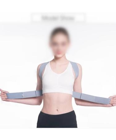ZUIAI Adjustable Posture Corrector Back Shoulder Straighten Orthopedic Brace Belt Clavicle Spine Support(M) Medium As Shown - Buy Online on GoSupps.com