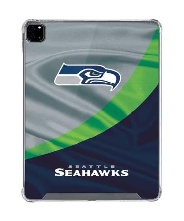 Skinit Clear Tablet Case Compatible with iPad Pro 12.9in (2020) - Officially Licensed NFL Seattle Seahawks Design