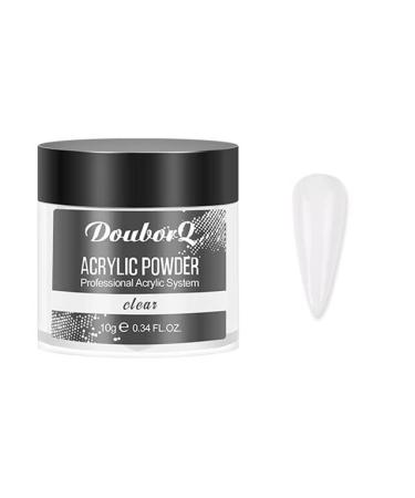 10Colors Acrylic Powder for Nails Art Polymer Tips Builder Pink Clear White Nails Professional Acrylic Nail Powders Liquid - (Color: 1)