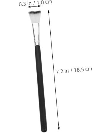 VINTORKY Blush Brush Powder Makeup Brush Blending Blush Brush brush for nose makeup 18.50X1.00X1.00CM Black - Buy Online on GoSupps.com