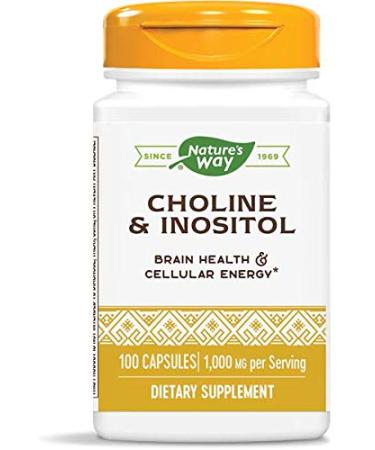 Nature's Way Choline & Inositol 1000 mg 100 Capsules