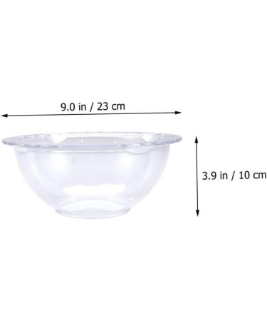 FRCOLOR 3 Pcs Lace Washbasin Spa Basin Wash Basin Transparent Bathroom Bowl Laundry Hand Wash Bucket Small Bowl Cosmetics Water Basin Bathing Basin Home Tools Fruit Bowl Pp Fashion 23x23cmx3pcs Transparentx3pcs - Buy Online on GoSupps.com