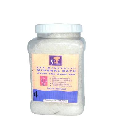 Sea Minerals Mineral Bath Salt From The Dead Sea  48 Oz