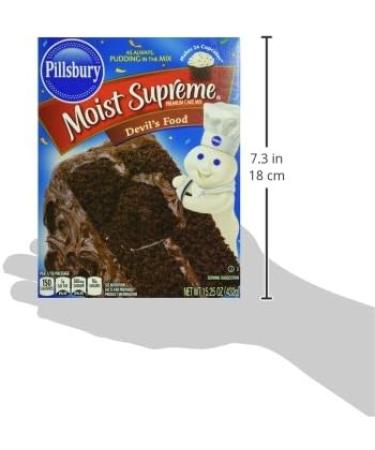 Pillsbury Devils Food Moist Supreme Premium Cake Mix 432g - Buy Online on GoSupps.com