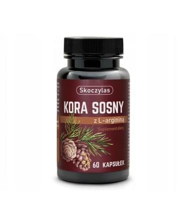 Skoczylas - Pine bark with arginine - Dietary supplement - No additives - 60 capsules